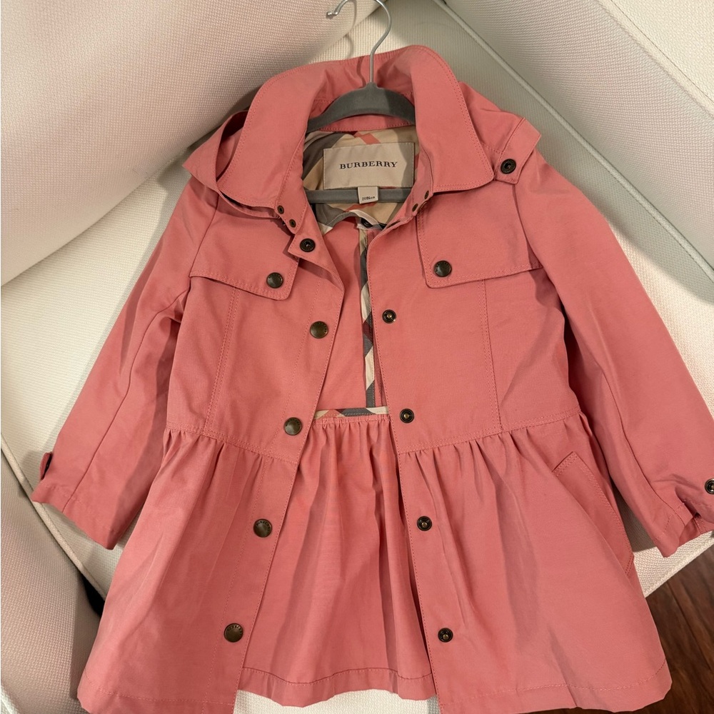 Burberry toddler lightweight coat